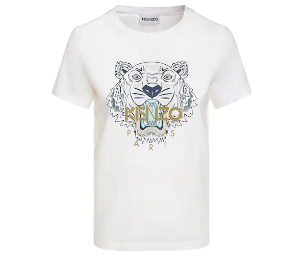 Classic Tiger Logo Cotton T-shirt, Kenzo